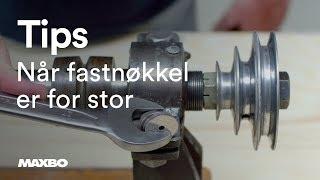 Lurt triks med for stor fastnøkkel