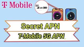 T-Mobile 5G APN Settings | T-mobile internet Settings
