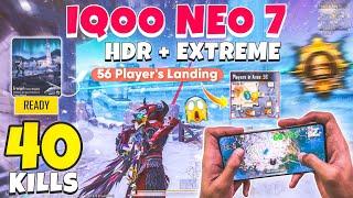 Frozen Kingdom Update 2.9 - Iqoo Neo 7 ( HDR + Extreme ) BGMI Test With Fps Meter