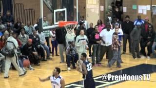 Kentucky Wildcat commit James Young dunks a lob pass at the Battle of the Best