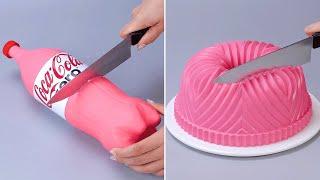 So Cool PINK Chocolate Cake Decorating Recipe |  Yummy Dessert | How To Make Cake Decorating