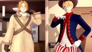 【APH MMD】 More Canada and America vines but for someone else's birthday