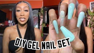 HOW I DO MY OWN NAILS! | DIY GEL NAIL PRESS ONS | MODELONES GEL NAILS SET