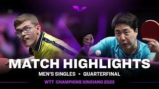 Lim Jonghoon vs Alexis Lebrun | MS QF | WTT Champions Xinxiang 2023