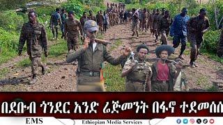 EMS በደቡብ ጎንደር አንድ ሬጅመንት በፋኖ ተደመሰሰ Jan 2024 W