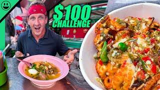 $100 Thai Street Food Challenge in Bangkok!! Expensive Bird Nest Soup!!