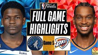 Oklahoma City Thunder vs Minnesota Timberwolves Full GAME 5 Highlights | May 28| 2025 NBA Highlights