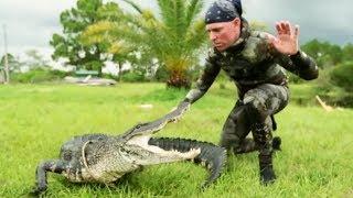 Gator Saved from Hunter's Bullet | Gator Boys