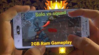 2GB Ram player solo vs squad | Garena Free Fire