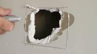  How to Repair Drywall and Fix a large Hole in the Plaster Wall the easy way