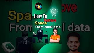 How to remove space from excel data tips and tricks #exceltips #tutorial #shortvideo