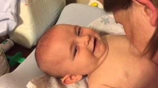 Ethan laughing at Mommy
