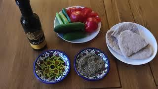 How to eat zaatar with olive oil