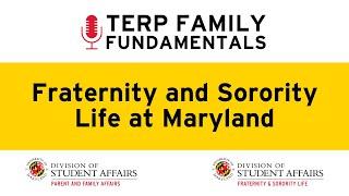 Fraternity & Sorority Life at Maryland