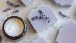 Homemade lavender soap - A classic natural handmade soap + Calming cream