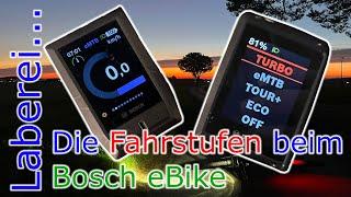 Die Fahrstufen beim Bosch eBike // Laberfolge