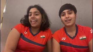 Ashwini Bhat and Shikha Gautam, the Ace Indian badminton players wishing World Badminton day