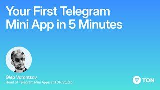 Ep. 2 Code Series: Your First Telegram Mini App in 5 Minutes