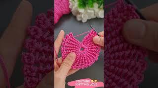 #knitting #crochet #flowers #easy #easycrochet #3d #baby #babyblanket #örgü #crocheting #reels