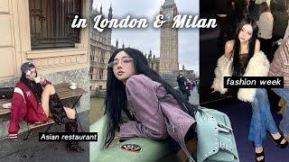 Oh, I have to go here. Must go shopping in London. Milano Fashion Week, famous restaurant vlog