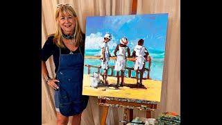 Painting People on a Pier in Sunlight & Shadow with Jane Slivka