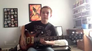 10 year old Aidan Fisher covering Eddie Van Halen's Eruption 2013