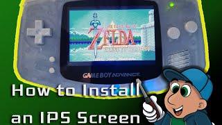 How to Install an IPS Screen in a Game Boy Advance (FunnyPlaying/HISPEEDIO)