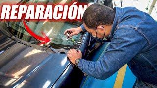 como REPARAR VIDRIO Panoramico FISURADO  [COCHE Carro AUTO]