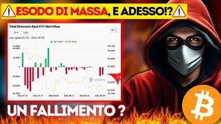 LA "FINE" DEGLI ETF CRYPTO!?  BITCOIN, Che Diavolo STA SUCCEDENDO!?Crypto NEWS!!