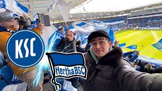 HERTHA und der KSC️ | BESTE FAN-FREUNDSCHAFT in DEUTSCHLAND!| KARLSRUHER SC vs HERTHA BSC | Vlog