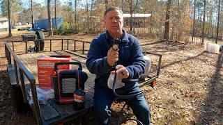 Using My Buddy Heater With A GasXpert Hose Adapter W/Gauge & 20lb Tank