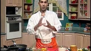 Shrimp with Pineapple & Coconut Curried Rice - Grace Foods Creative Cooking Chef Series