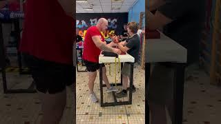 Armwrestling Open toproll training with Sergey Kalinichenko