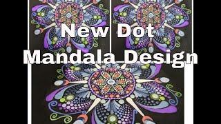 Multitool Mandala Painting on 5x7 canvas ~ New Dot Art ~ Miranda Pitrone Art