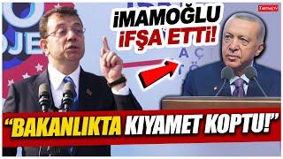 Erdoğan 'sorun çözüldü' demişti, Ekrem İmamoğlu ifşa etti! "Raporu alınca bakanlıkta kıyamet koptu!"