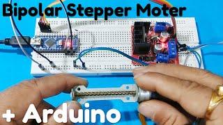 Bipolar Stepper Moter with Arduino and L298 Module by Manmohan Pal