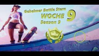 Geheimer BATTLE PASS STERN WOCHE 9 ⭐ Season 9 | Fortnite