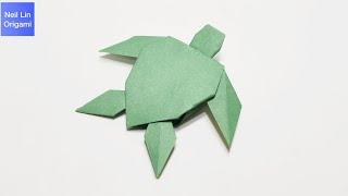 Wie man Meeresschildkröte macht - Origami