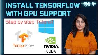 Install Tensorflow with GPU support on windows