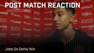 "My all-round game has definitely improved" | Jobe On Derby Win | Post Match Reaction