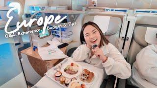 EUROPE | Answering Questions, Budget for 15 days, Visa & Dubai Connect Experience!