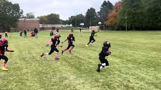 10u West Michigan Rams vs Muskegon Port City 2023 Roman Duckett QB 14