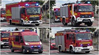 Einsatzfahrt ABC-Zug Feuerwehren Wetter und Gevelsberg