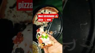 Most stretchable home pizza   #ytshorts #delhiicious #explore #seo #pizza