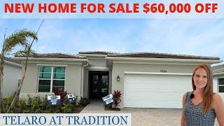 $60,000 OFF New Home in Luxury Community Telaro at Tradition Port St Lucie Florida