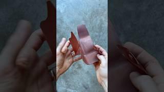  ORIGAMI STITCHLESS Wallet for Front Pocket EDC Carry #handmade #minimalist #asmr #satisfying #edc