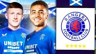 I Rebuilt Rangers Using Scottish Players ONLY