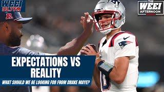 What should be expected from Drake Maye on Sunday against the Texans | WEEI Afternoon Show