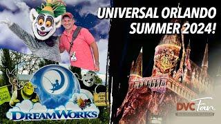 NEW DreamWorks Land, CineSational, and Hogwarts Castle Nighttime Shows at Universal Orlando!