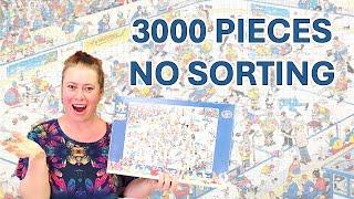Is Sorting Pieces Really Necessary for Solving Big Jigsaw Puzzles?